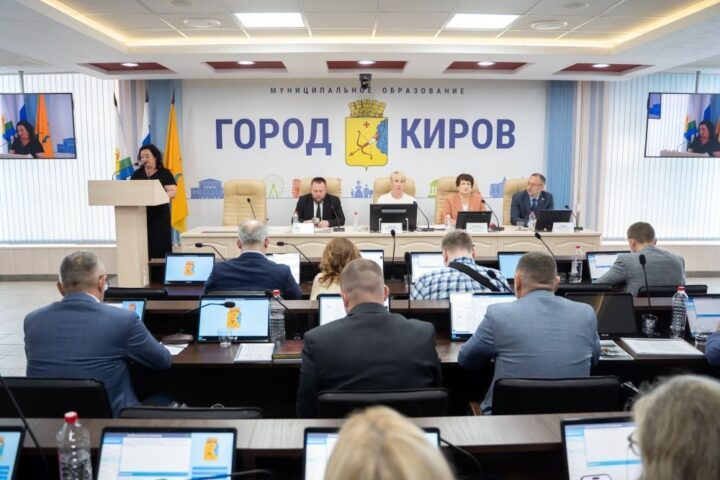 Оснащение зала заседаний Кировской городской Думы