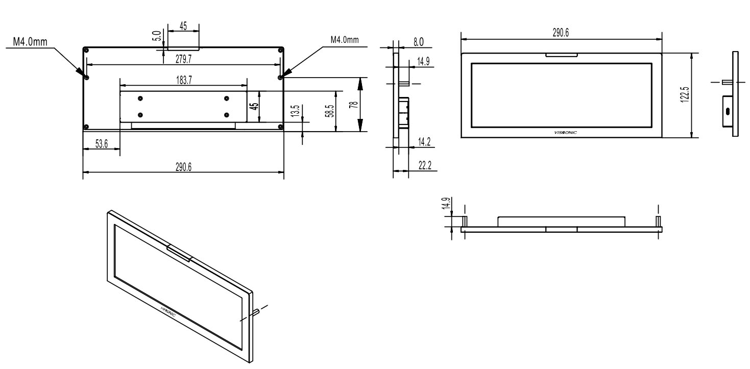 VIS-NP10E-F чертеж